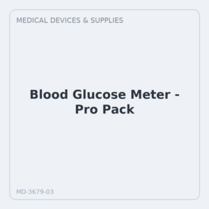 Blood Glucose Meter - Pro Pack