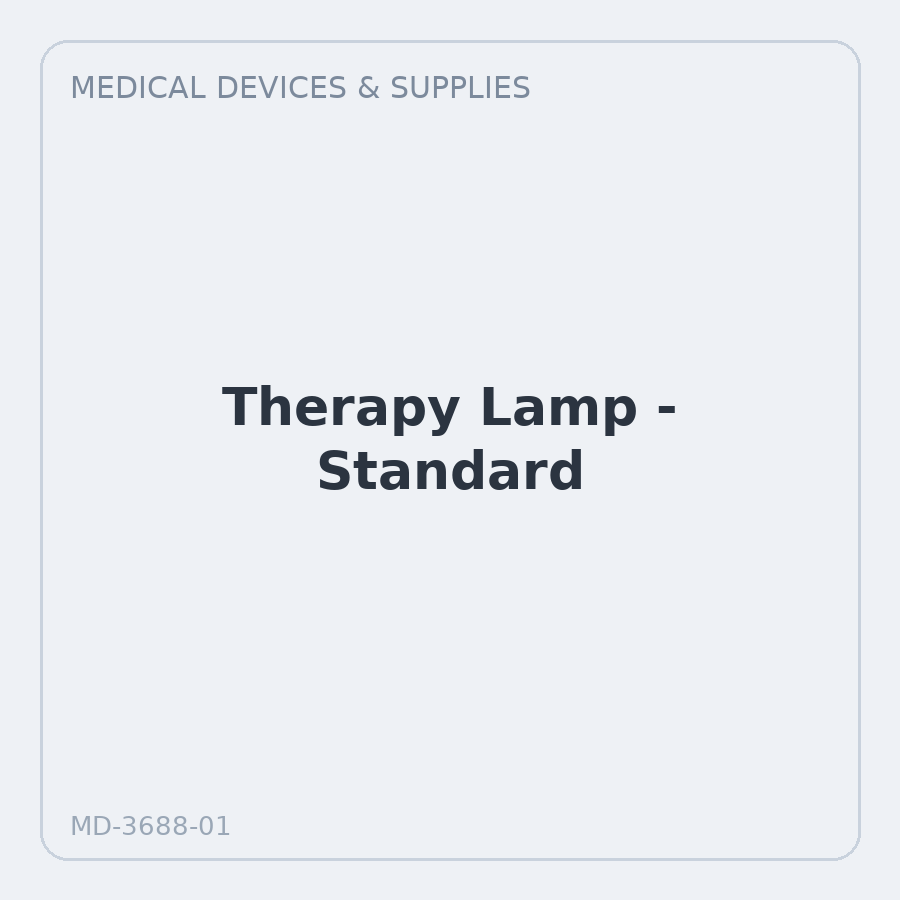 Therapy Lamp - Standard