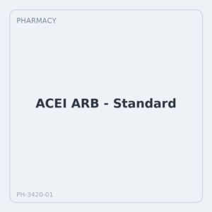 ACEI ARB - Standard