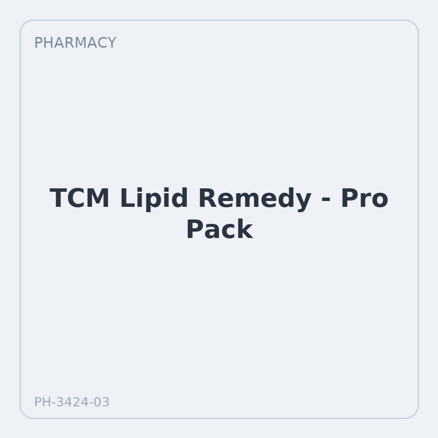 TCM Lipid Remedy - Pro Pack