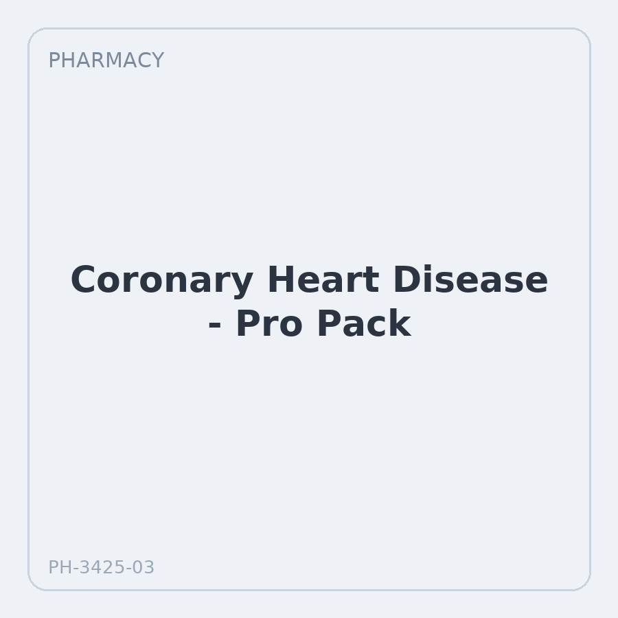 Coronary Heart Disease - Pro Pack