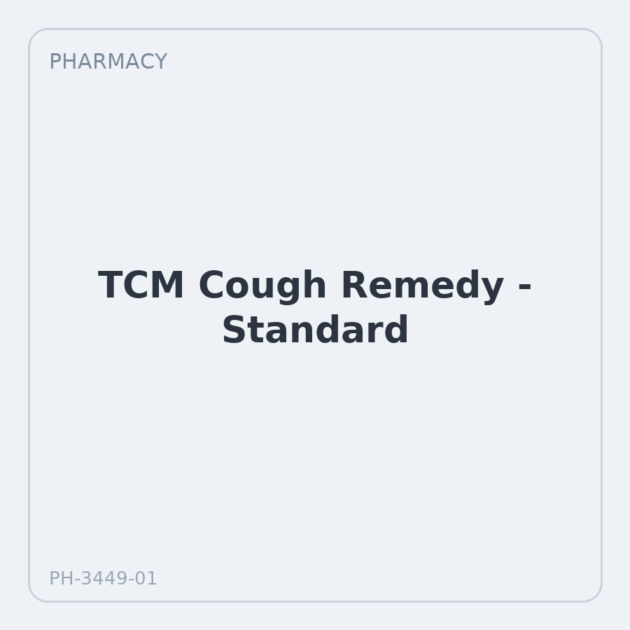 TCM Cough Remedy - Standard