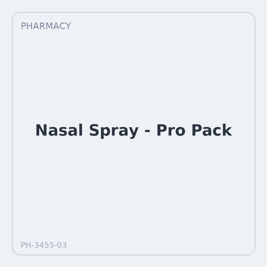 Nasal Spray - Pro Pack