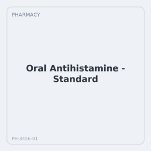 Oral Antihistamine - Standard