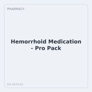 Hemorrhoid Medication - Pro Pack