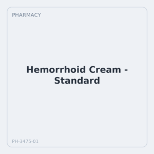 Hemorrhoid Cream - Standard