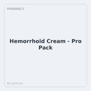 Hemorrhoid Cream - Pro Pack