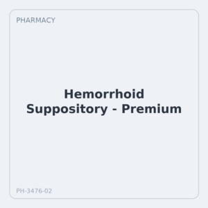 Hemorrhoid Suppository - Premium