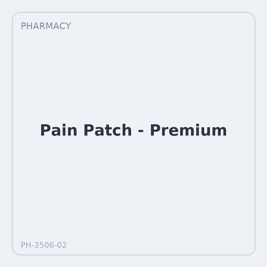Pain Patch - Premium