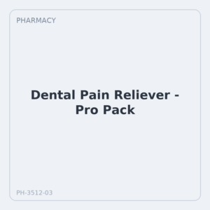 Dental Pain Reliever - Pro Pack