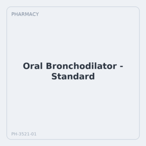 Oral Bronchodilator - Standard