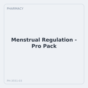 Menstrual Regulation - Pro Pack
