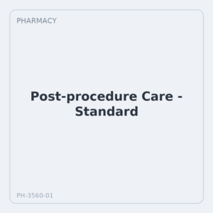 Post-procedure Care - Standard