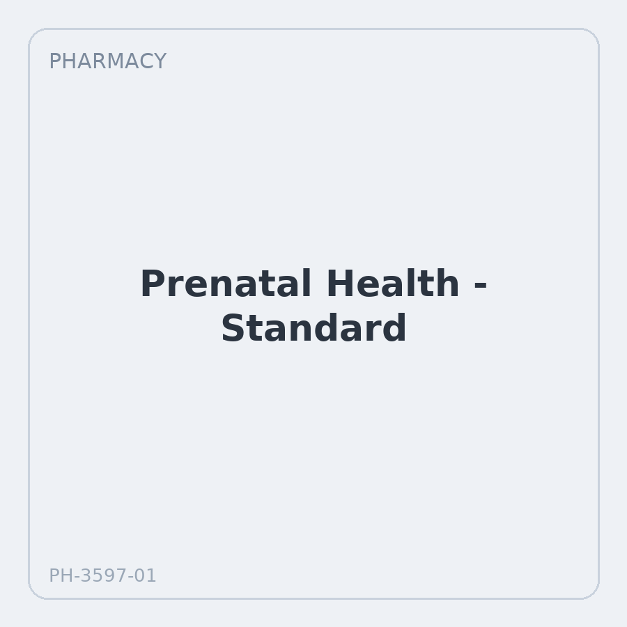 Prenatal Health - Standard