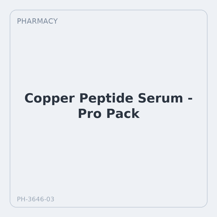 Copper Peptide Serum - Pro Pack