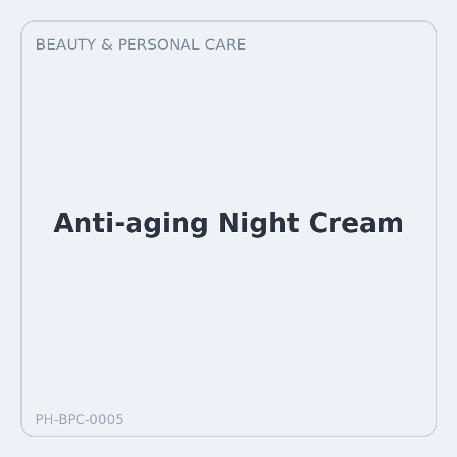 Anti-aging Night Cream