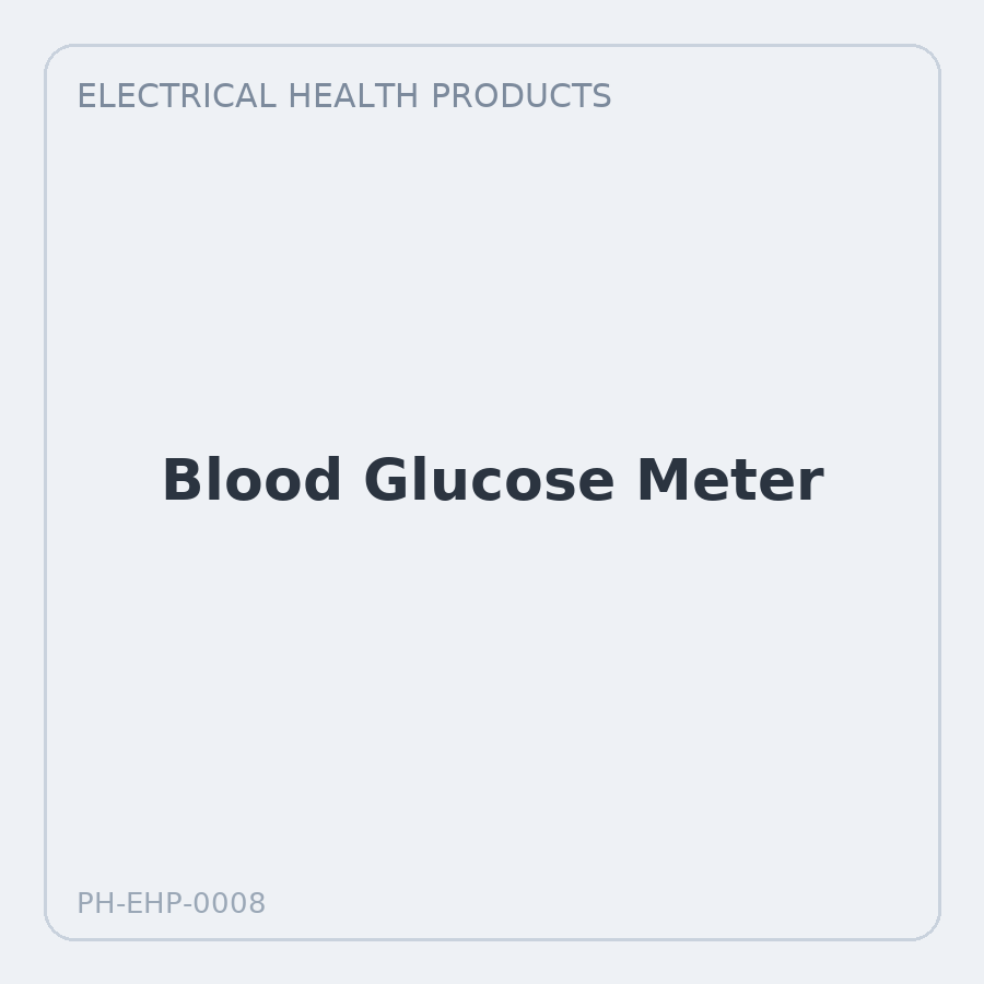 Blood Glucose Meter